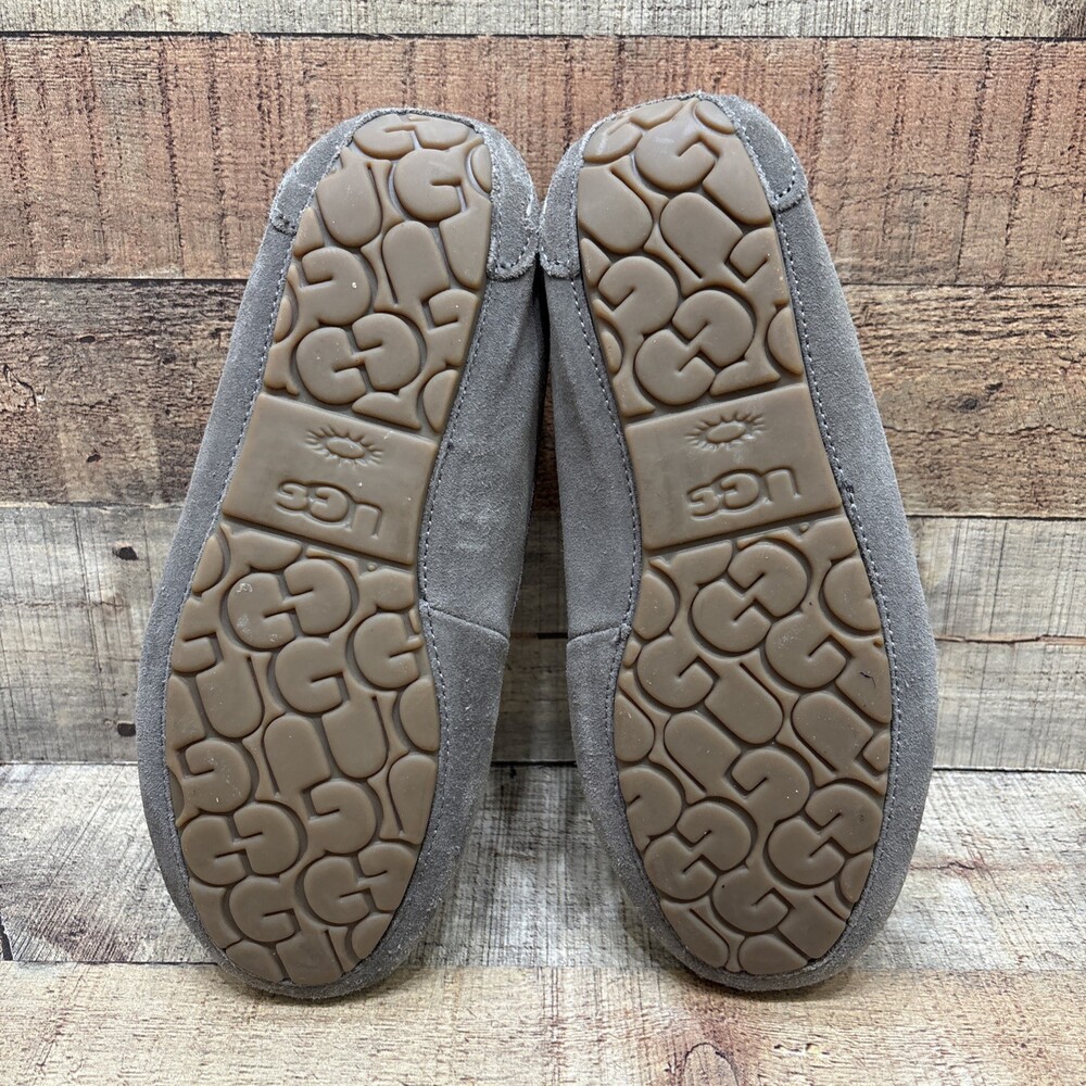 Ugg 1106877 Women’s Gray Suede Slip On Moccasins Size 9 Slippers - Picture 7 of 9